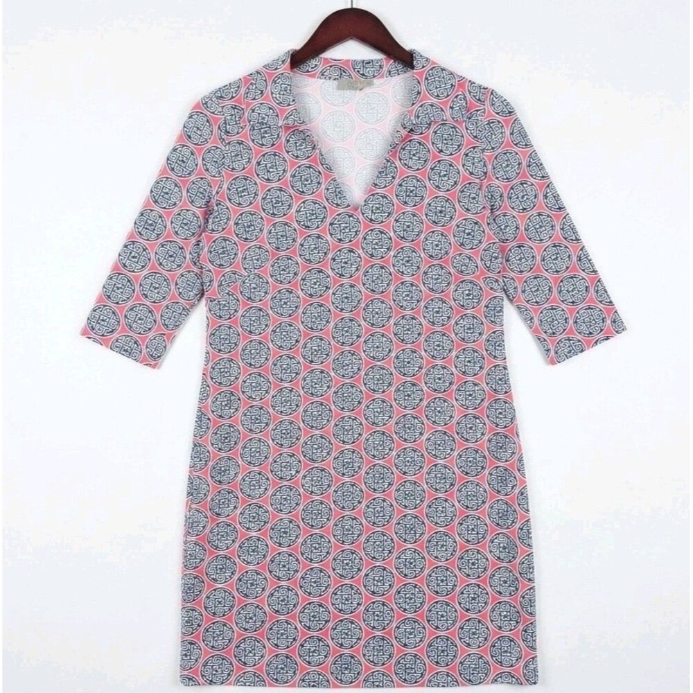 Katherine Way Geometric Shift Dress M